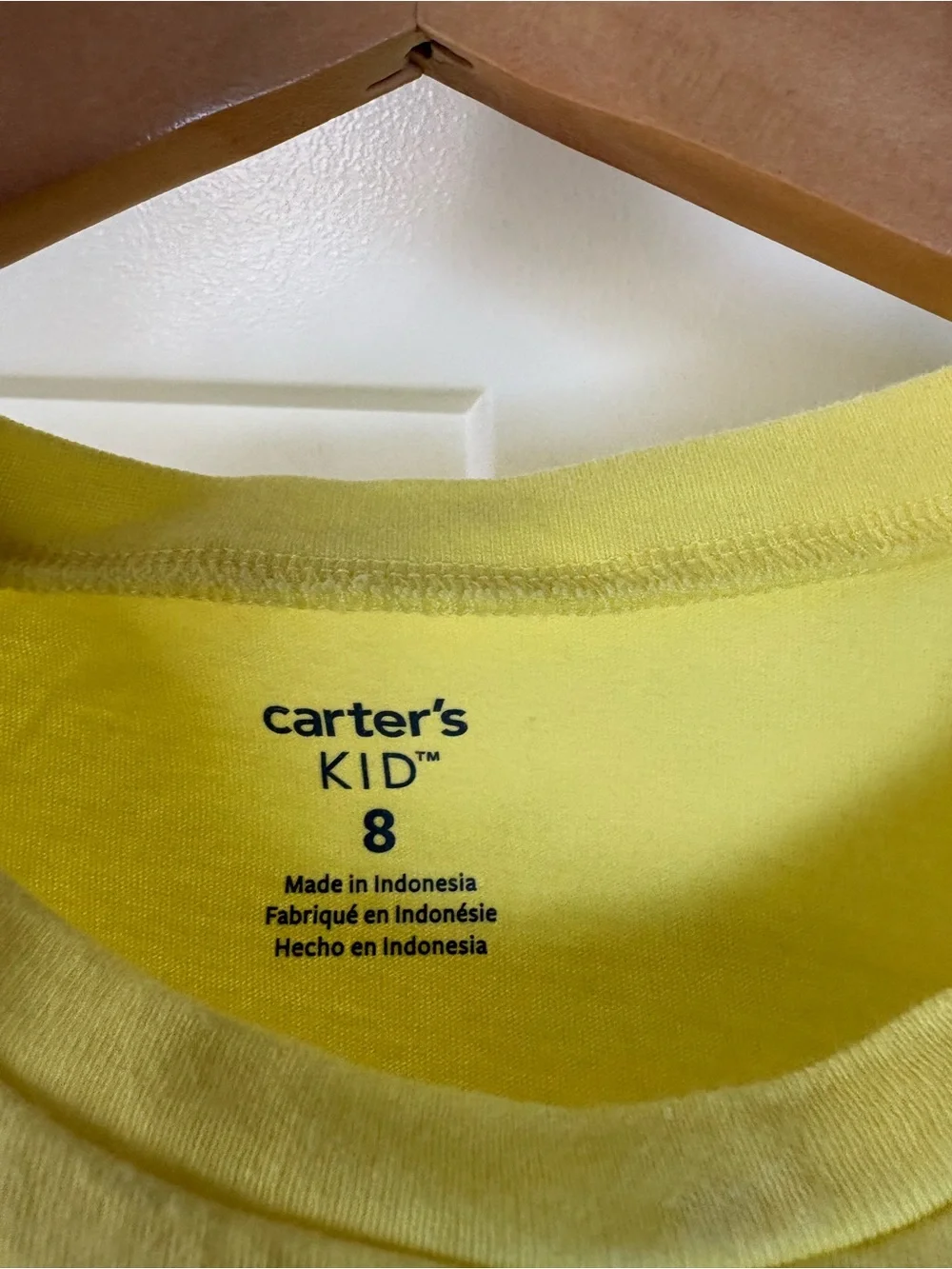 Carter’s Yellow Sequin Strawberry Tee- Size 8